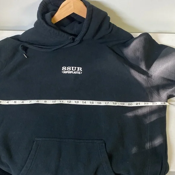SUPERPLASTIC x SSUR Black hoodie Size 2 XL - Picture 6 of 10